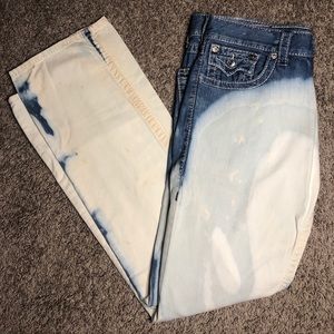True Religion Straight Flap Big T Jeans Sz 34